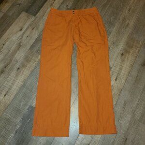 PATAGONIA WOMEN'S ORANGE COLORED PANTS POCKETS SIZE 8
